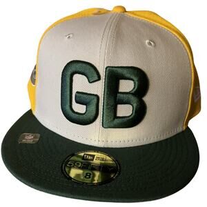 Green Bay Packers Sideline Historic NFL New Era 9Fifty SnapBack Size 8 Brand New